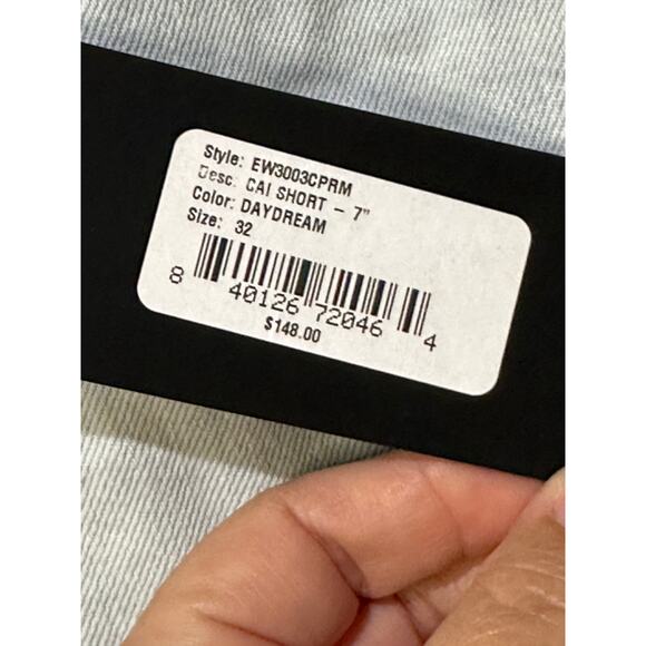 Edwin Cai Short 7" Inseam Daydream Plus Size 32 NWT Side Slits Anthropologie - Picture 2 of 11